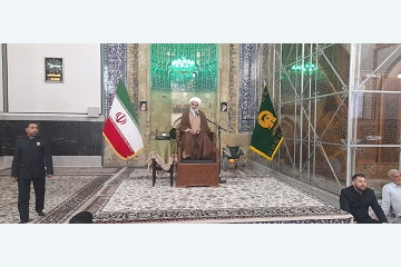 سخنرانی در حرم مطهر امام علی ابن موسی الرضا (ع)