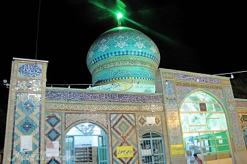 آئین تعویض پرچم امامزاده محمد کرمان